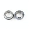 Flanged Sleeve Bearing 10x15x4mm by uxcell F6700ZZ Chrome Steel-1
