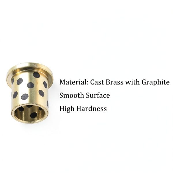 Kozelo Flanged Sleeve Bearing Cast Brass 16x20x25mm-1