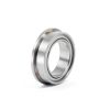 Flanged Sleeve Bearing 10x15x4mm by uxcell F6700ZZ Chrome Steel-2