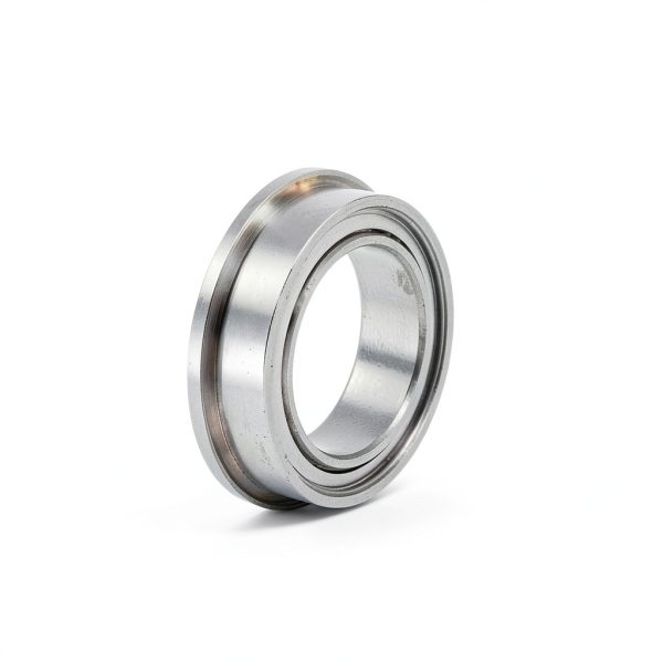 Flanged Sleeve Bearing 10x15x4mm by uxcell F6700ZZ Chrome Steel-2