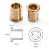 Flange Bearing Sleeve 12mm Bore 16mm OD 20mm Bronze HARFINGTON-1