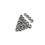 20PCS MF84 Open Miniature Flanged Ball Bearings 4x8x2mm High Speed Motor Bearing Industrial Bearing-0