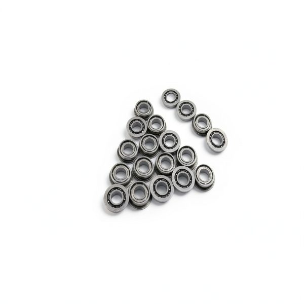 20PCS MF84 Open Miniature Flanged Ball Bearings 4x8x2mm High Speed Motor Bearing Industrial Bearing-0