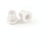 Flanged Sleeve Bearings uxcell Nylon Bushings 8mm ID x 10mm OD White-1