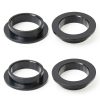 Flanged Sleeve Bearings 1012 Pom Black 10mm ID x 12mm OD by FOCMKEAS-0