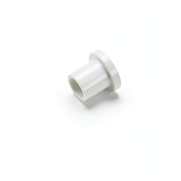 Flanged Sleeve Bearings uxcell Nylon Bushings 8mm ID x 10mm OD White-4