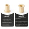 uxcell 8Pcs Flanged Sleeve Bearing - POM Bushing 8x10x15mm Yellow-3